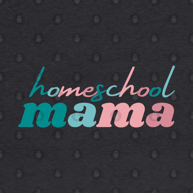 Cute Homeschool Mama in Soft Colors by BeeDesignzzz